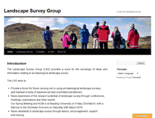 Tablet Screenshot of landscapesurvey.org